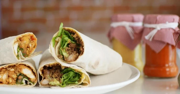 shredded chicken burrito