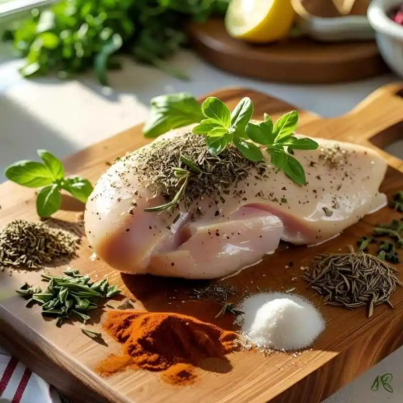 how to season chicken for alfredo