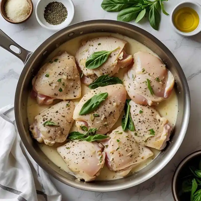 how to season chicken for alfredo