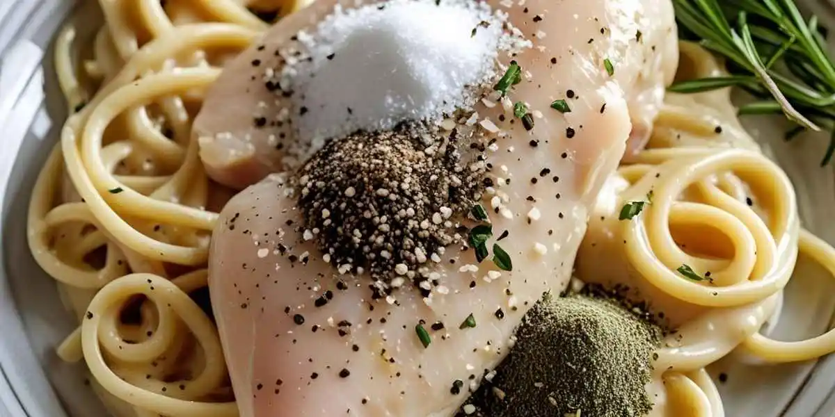 how to season chicken for alfredo