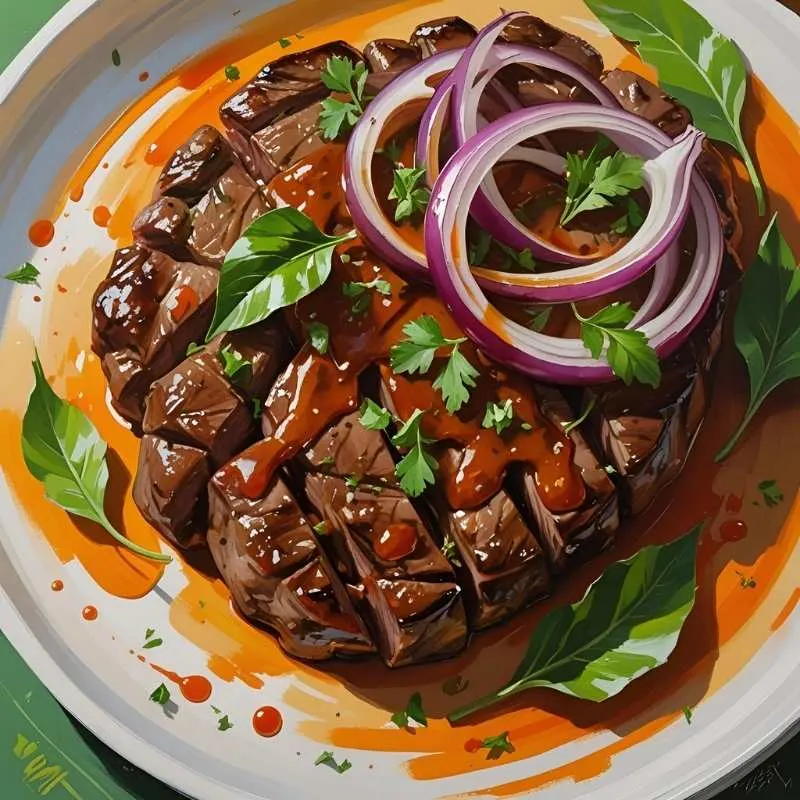 pepper steak with onion